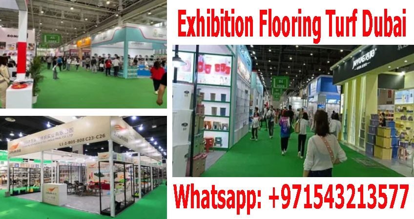 Exhibition flooring turf suppliers in Dubai