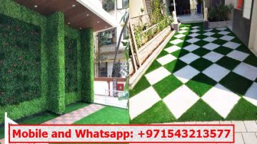 Residential turf installation services in Dubai